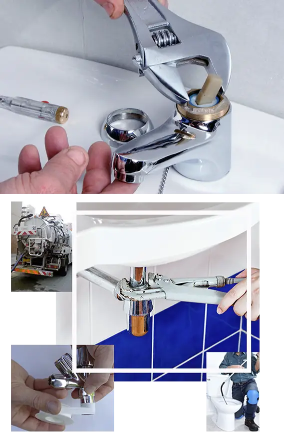 Recherche et réparation des fuites d'eau .