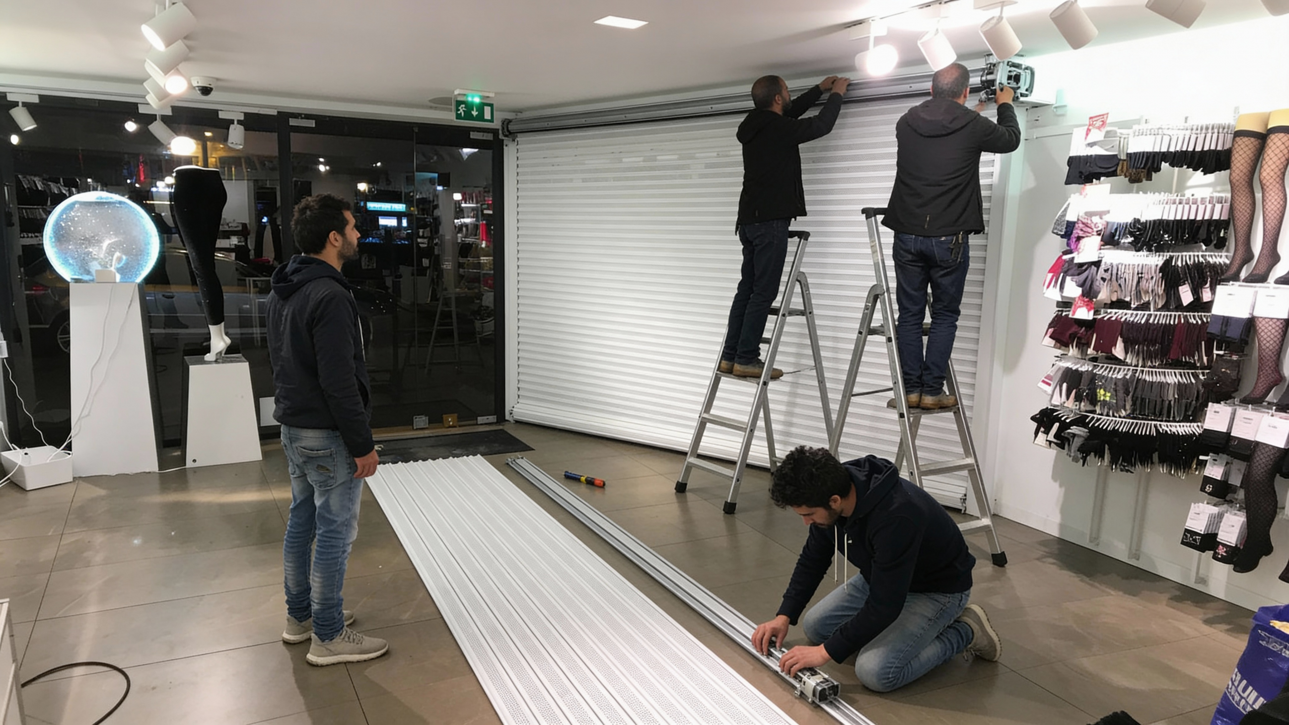 Déblocage de rideaux métalliques : causes, solutions et intervention rapide